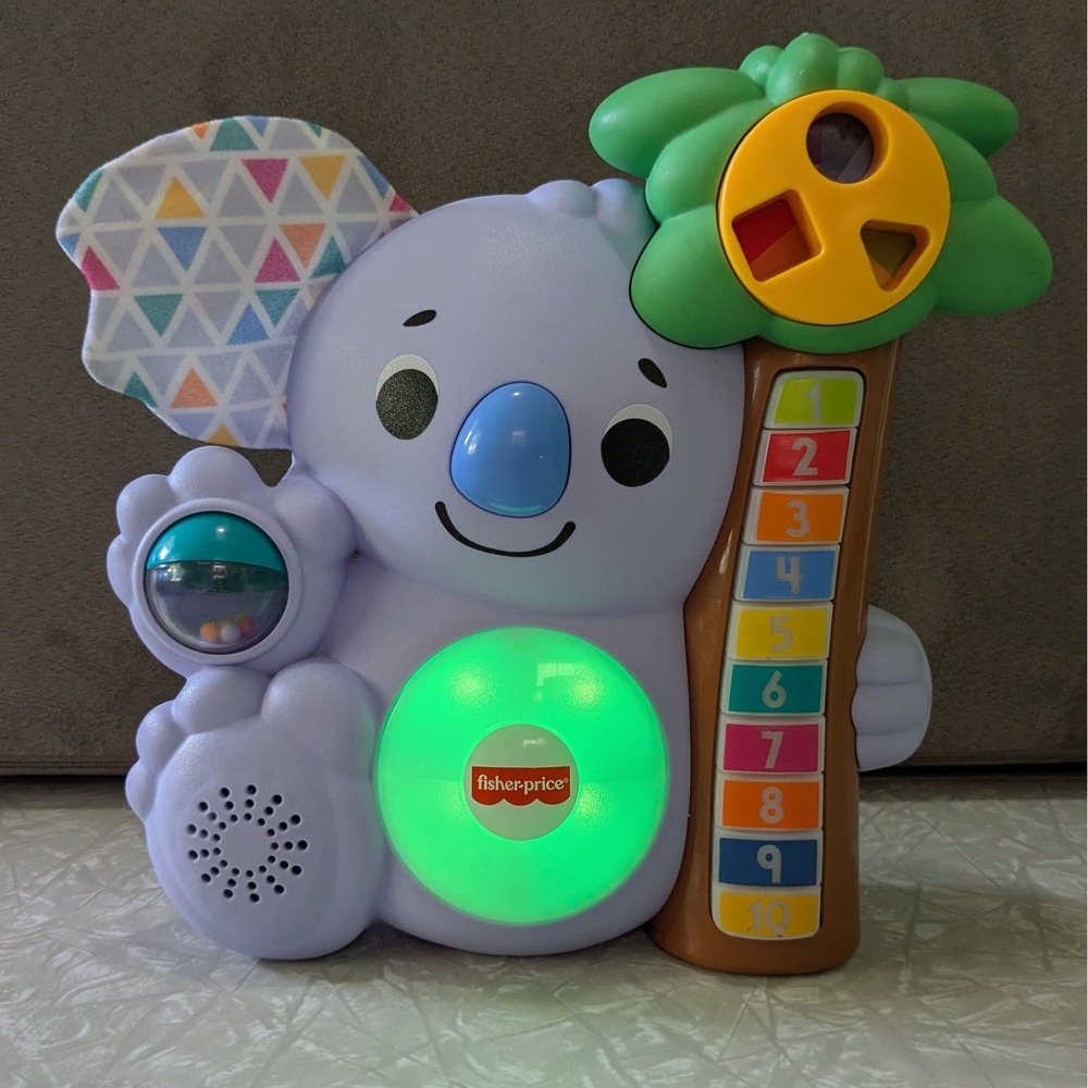 Fisher-Price Linkimals Counting Koala Learning Toy - Lights & Sound WORK!
